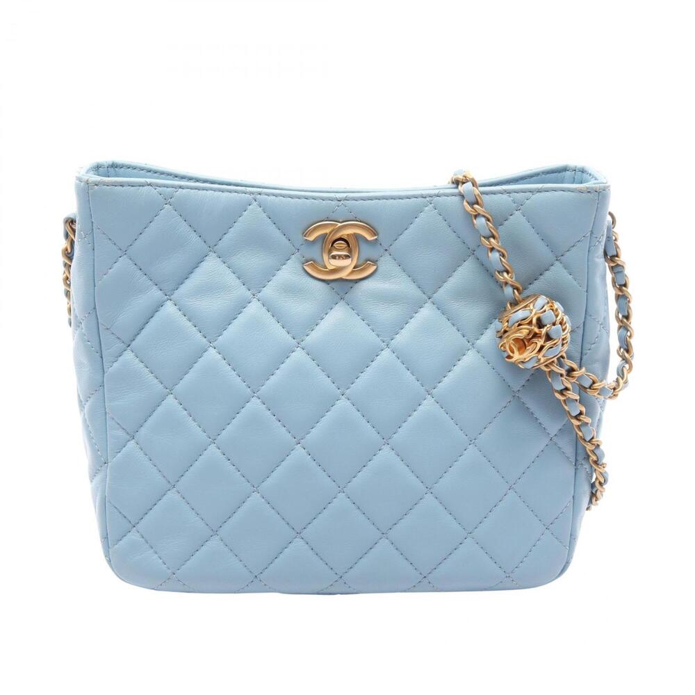Chanel Matelassé Small Hobo Bag, Shoulder Handbag, Lambskin Leather, Women's,...